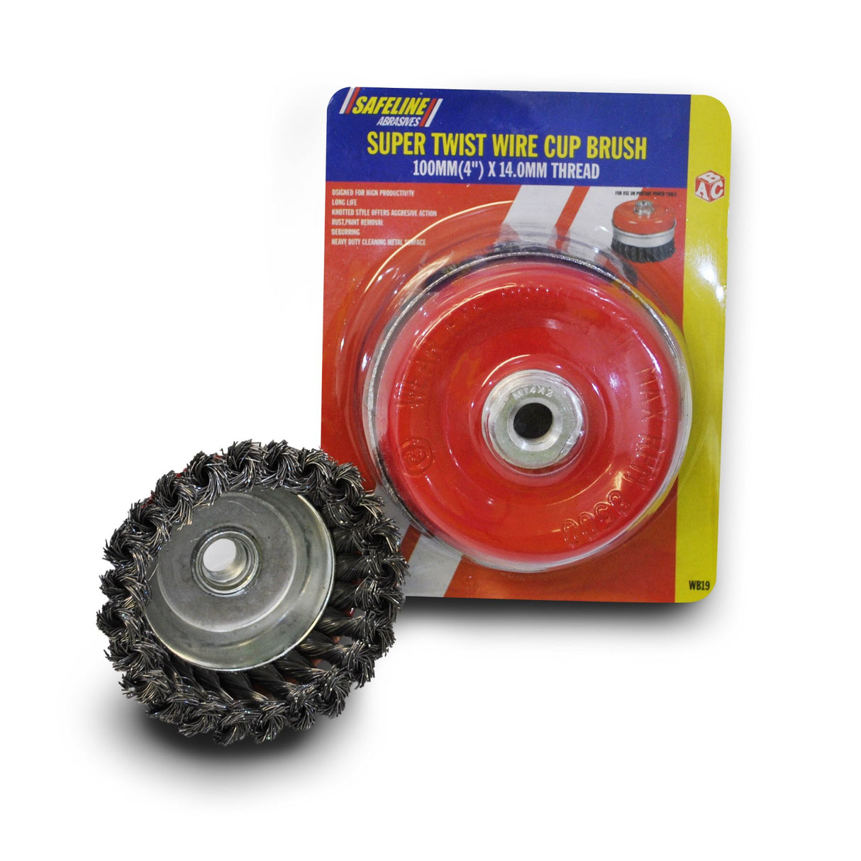 WIRE BRUSH KNOTTED WIRE 4"