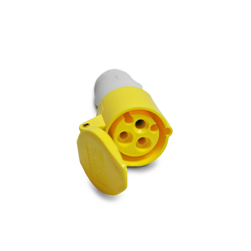 SAFELINE 32 AMP 110V YELLOW COUPLER