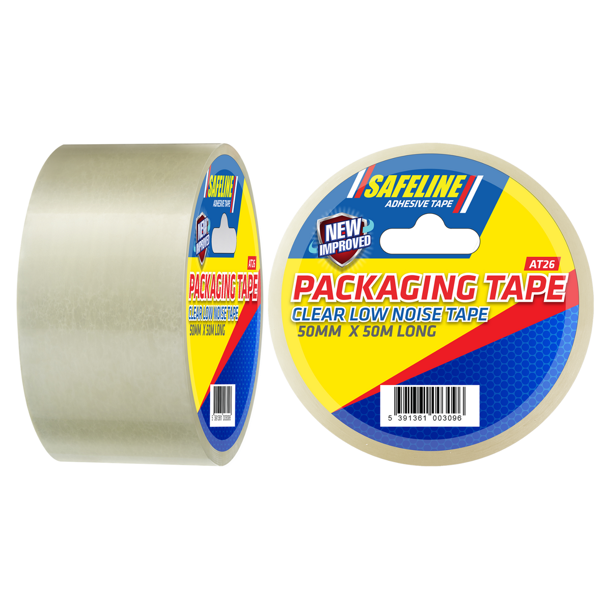 50mm x 50m Clear Low Noise Packaging Tape