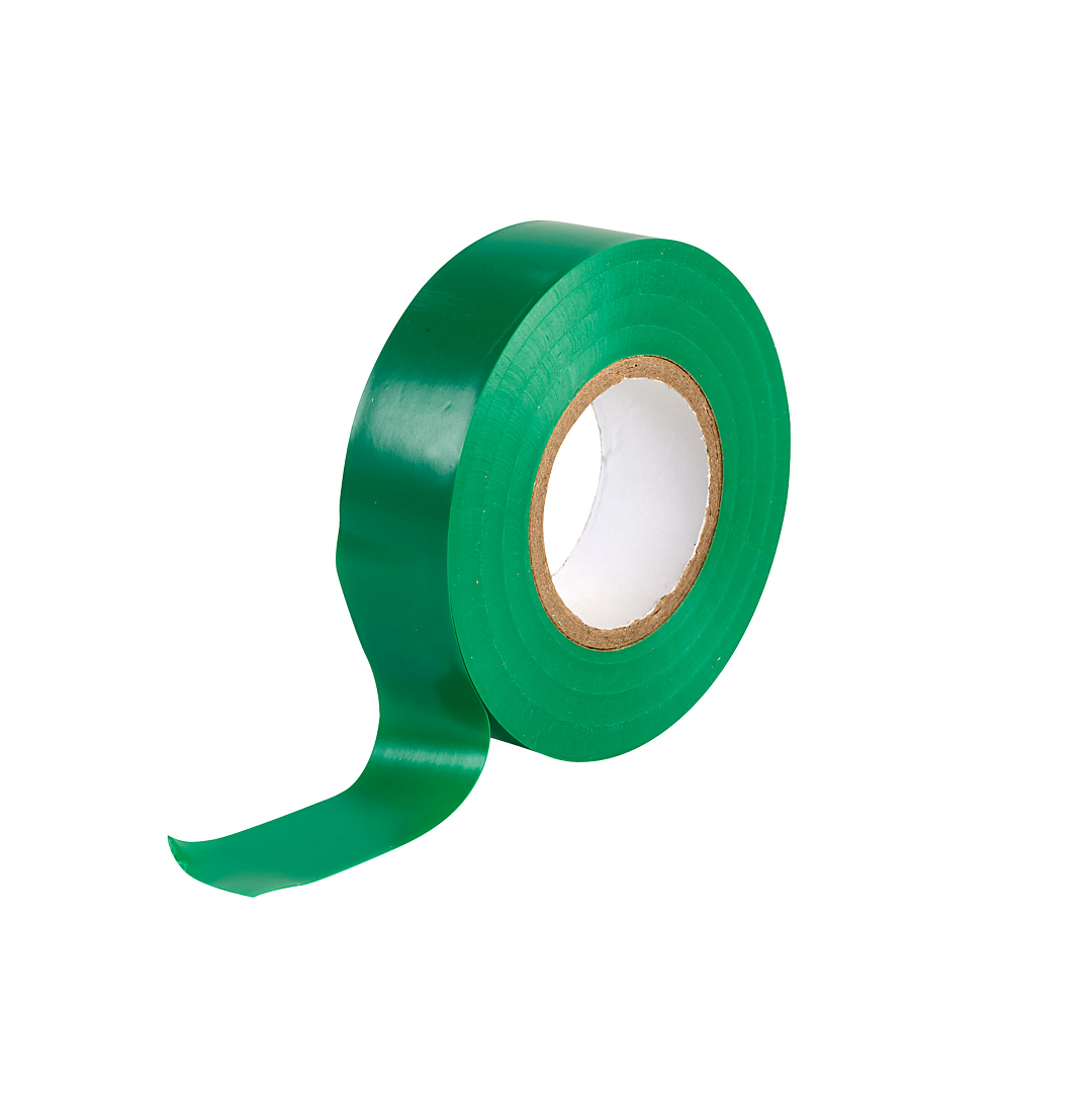 SAFELINE 19MM X 20M PVC ELECTRICAL TAPE GREEN/YELLOW