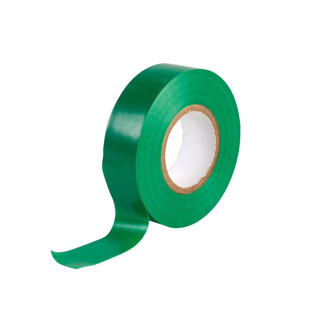 SAFELINE 19MM X 20M PVC ELECTRICAL TAPE GREEN/YELLOW