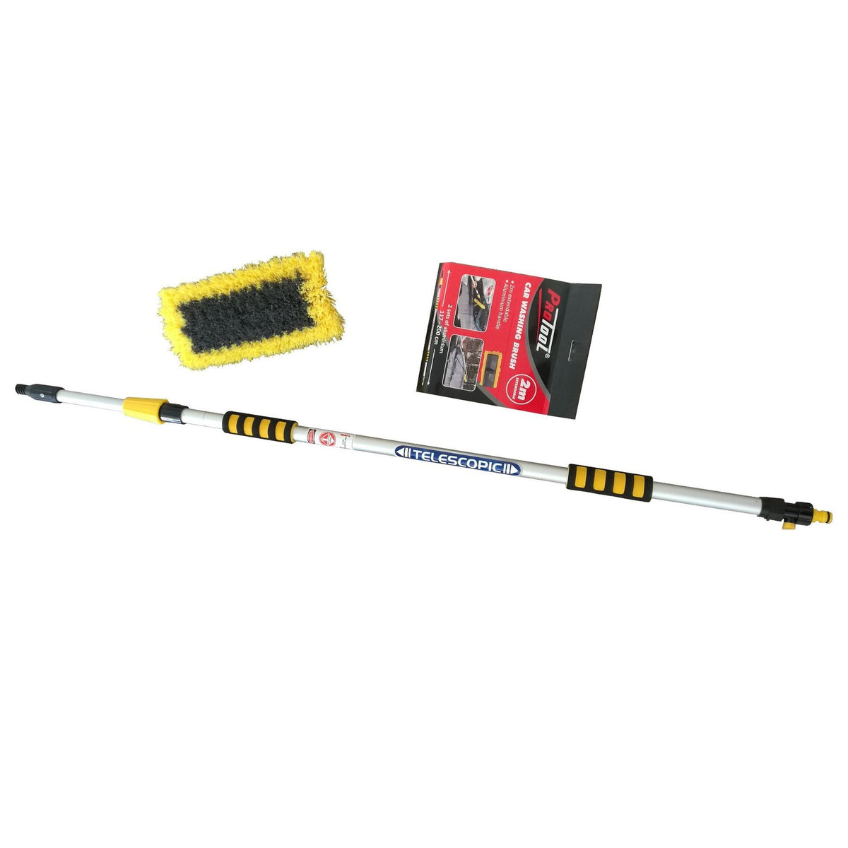 PROTOOL 2M EXT CAR WASHING BRUSH ALU HANDLE