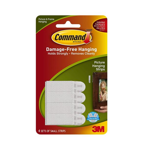 3M COMMAND SMALL PICTURE HANGING STRIPS