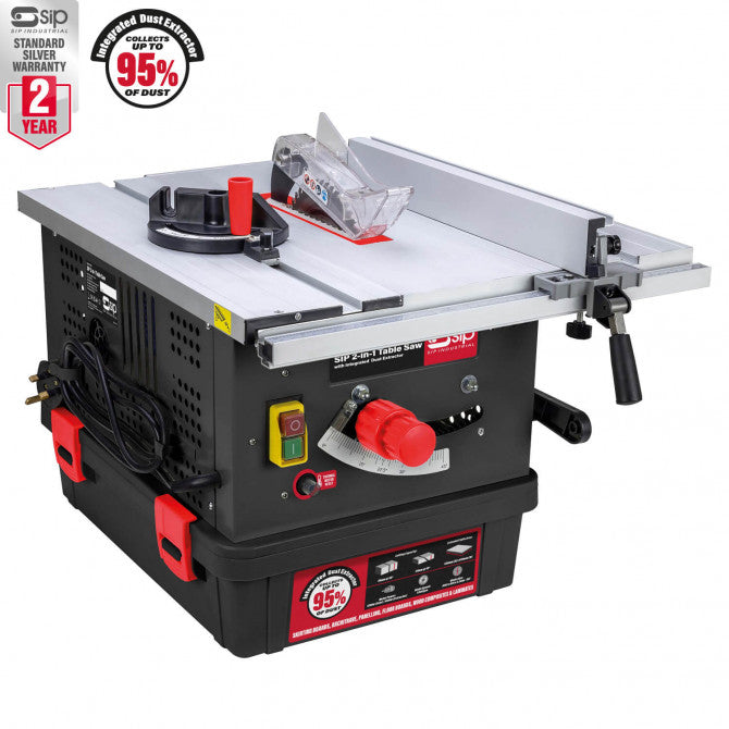 SIP 2 IN 1 TABLE SAW CW INTERGRATED DUST BAG