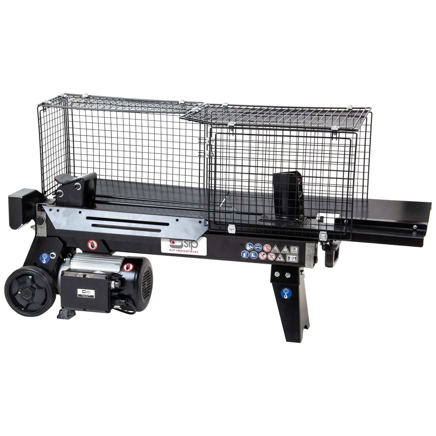 SIP 5 TON LOG SPLITTER WITH CAGE