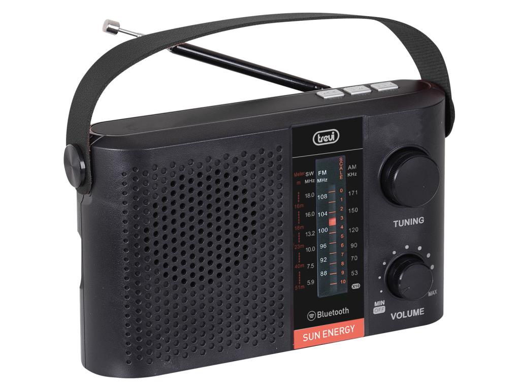 TREVI WIRELESS SOLAR RADIO BT RECHARGEABLE