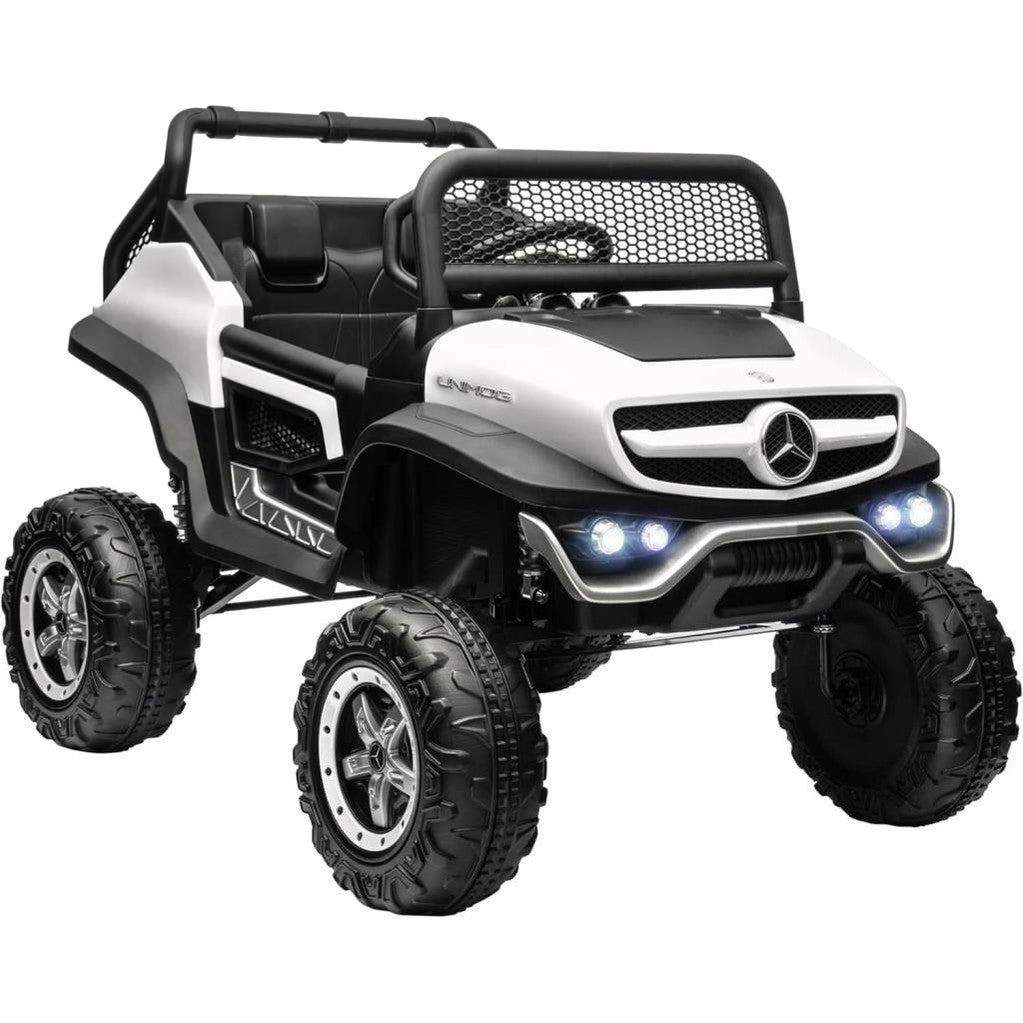 LICENSED MERCEDES BENZ UNIMOG WHITE