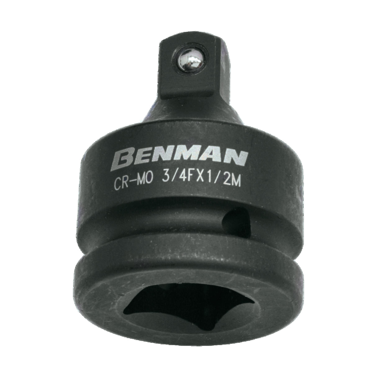 BENMAN IMPACT ADAPTOR BLACK 3/4'' (F) X 1/2'' (M)