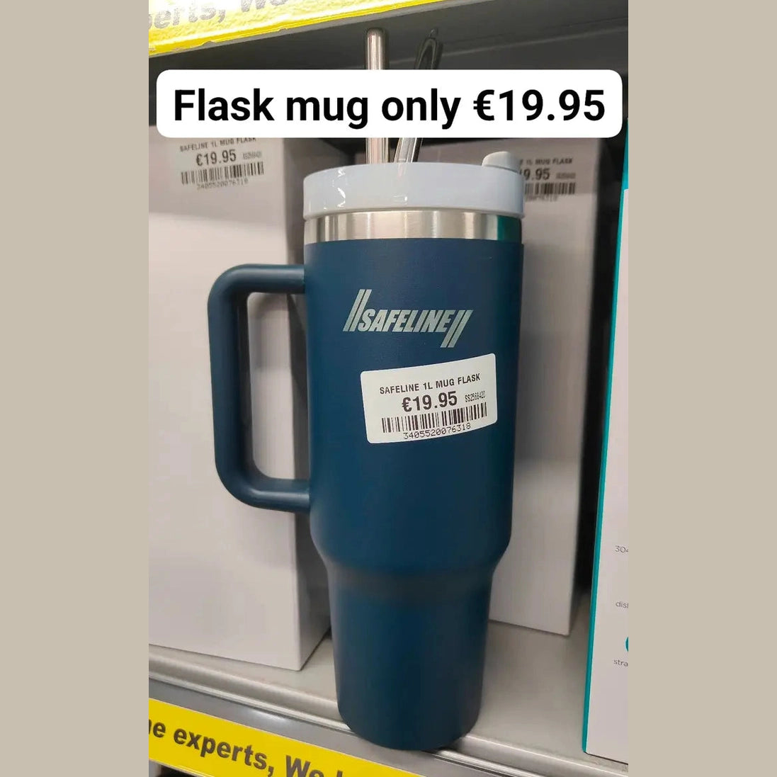 SAFELINE 1L MUG FLASK