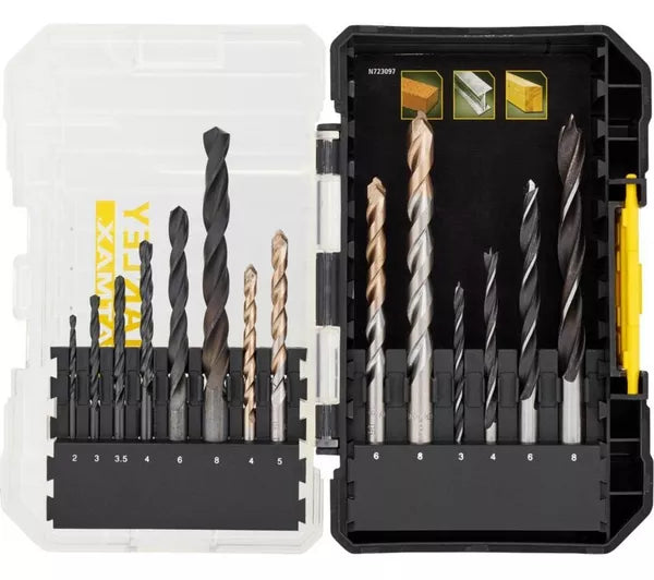 STANLEY 14 PIECE MASONARY METAL WOOD SET