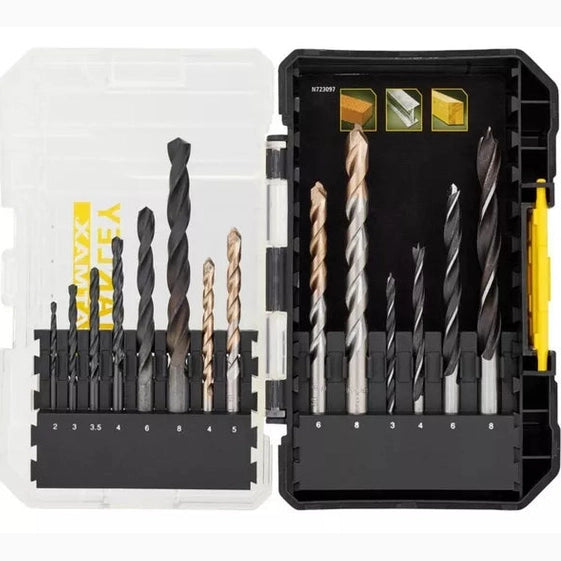 STANLEY 14 PIECE MASONARY METAL WOOD SET