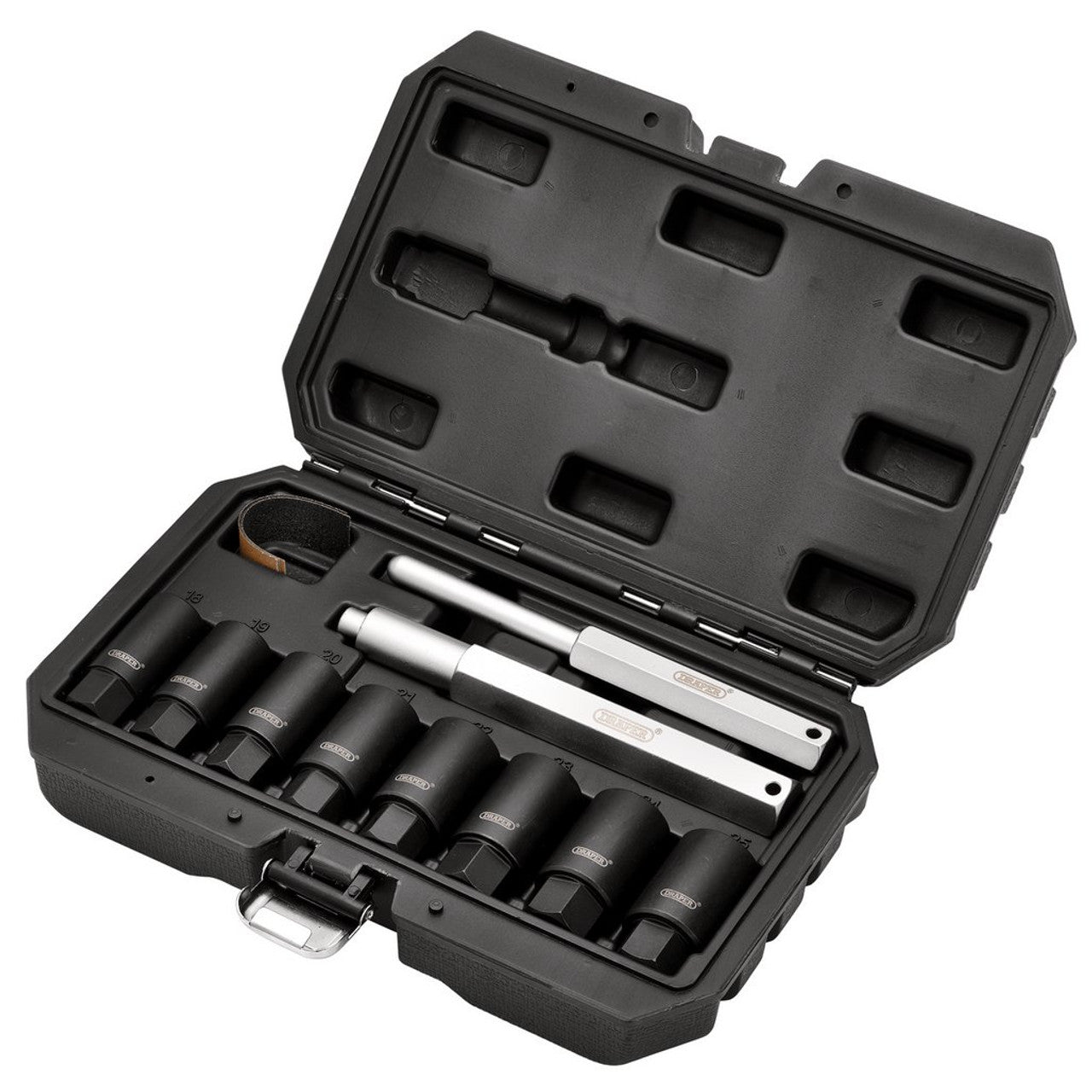 DRAPER LOCKING WHEEL NUT REMOVAL SET (10 PIECE)