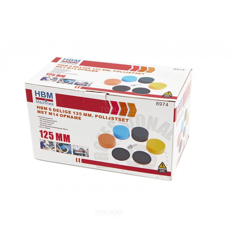 SILVERLINE M14 SANDING AND POLISHING KIT 6PC