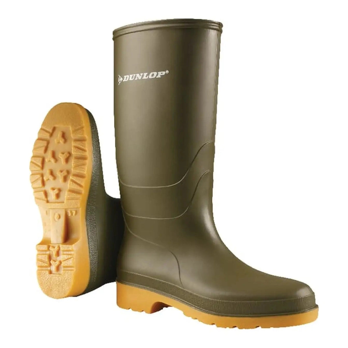 DUNLOP GREEN PVC JUNIOR WELLINGTON - Watson Hire