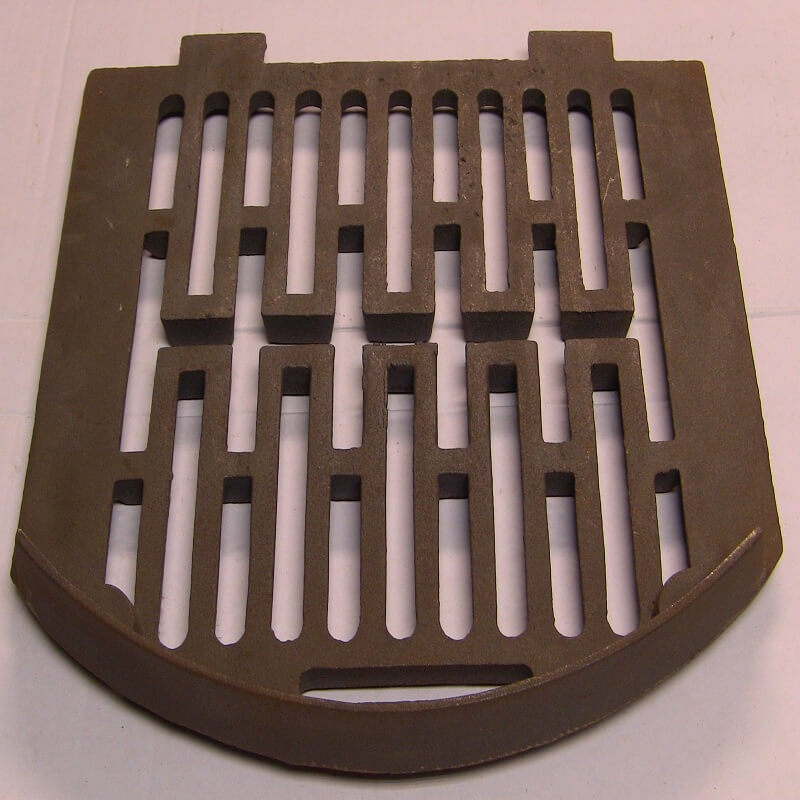 ROUND FRONT FIRE GRATE BACK BOILER SOLID 16"