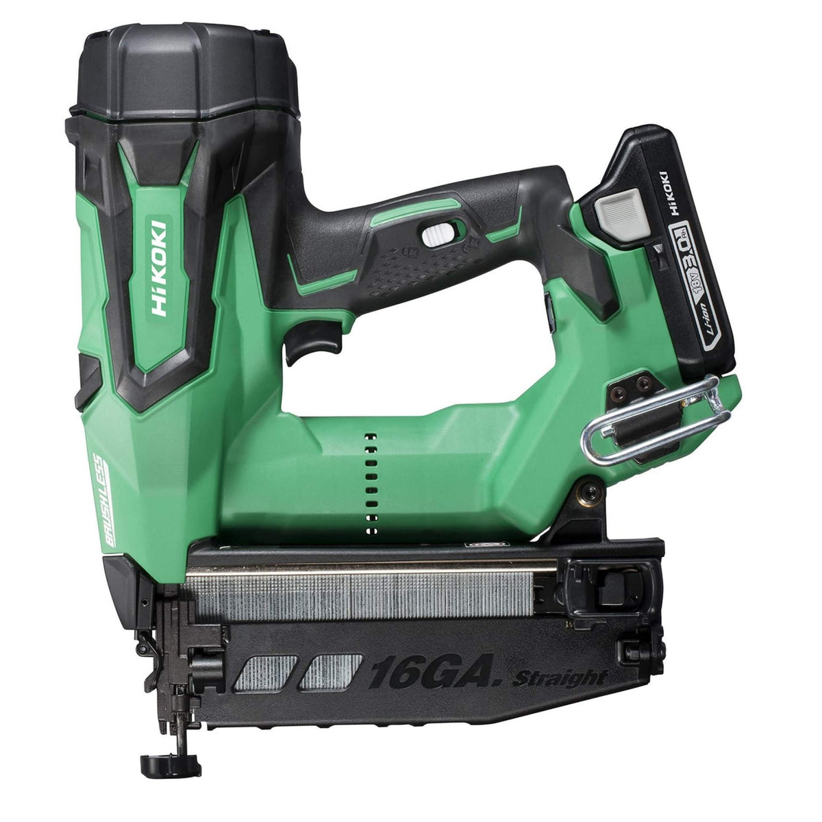 HIKOKI FINISH NAILER 18V 16GA C/W 2 X 3AH LI-ION BATTERY