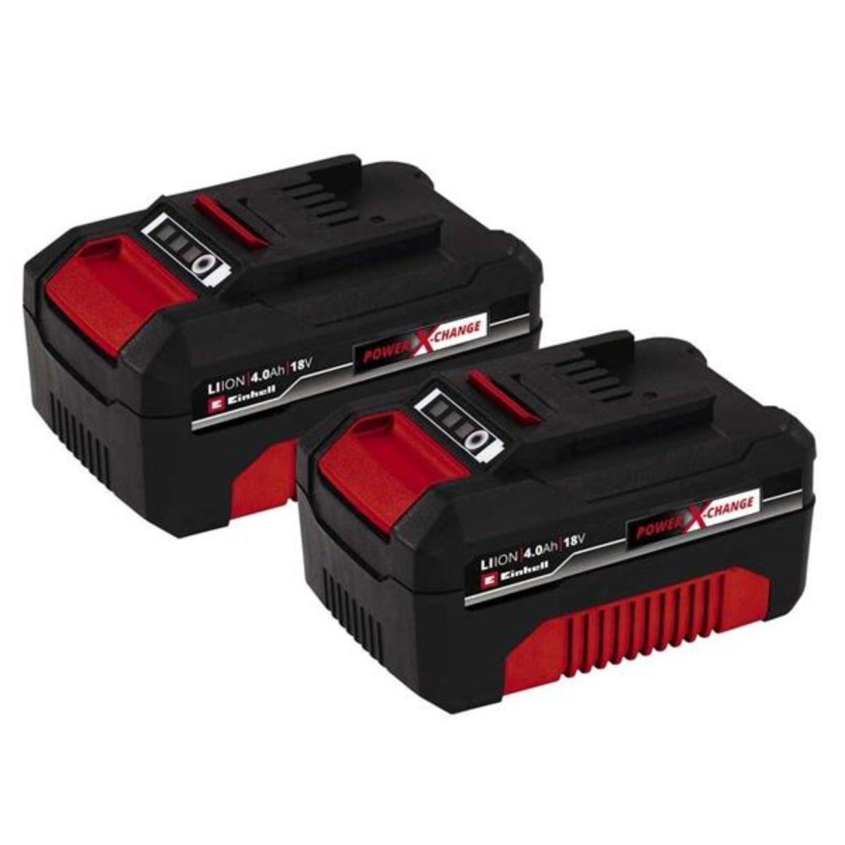 EINHELL POWER X-CHANGE BATTERY TWIN PACK 18V 4.0AH LI-ION