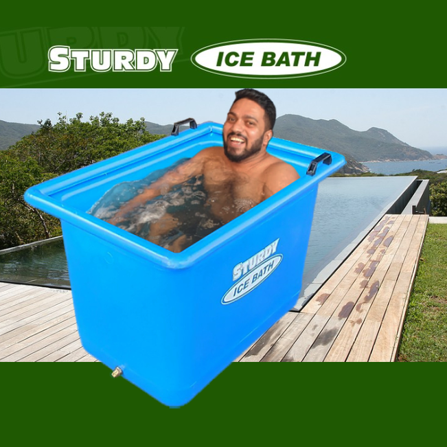 STURDY 250L Ice Bath Tub with Lid - Watson Hire