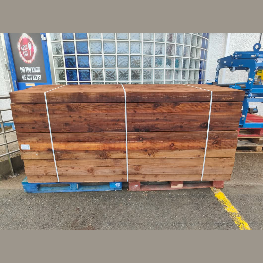 GARDEN RAILWAY SLEEPERS TREATED 200MM X 100MM X 2.4M