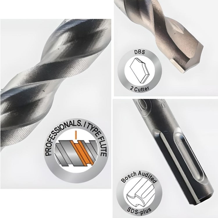 TOOLWAY SDS+ 5PC DRILL BIT SET