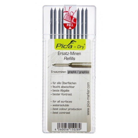 PICA PENCIL GRAPHITE REFILL 10PC