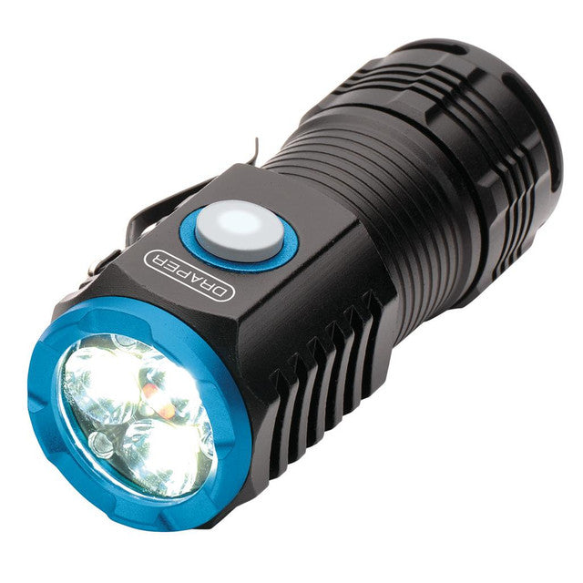 LED RECHARGEABLE POCKET TORCH, 3 X 8W, 1800 LUMENS