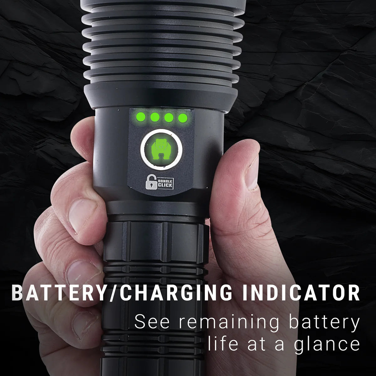 THE KOLOSSUS KODIAK 15000 LUMEN FLASHLIGHT