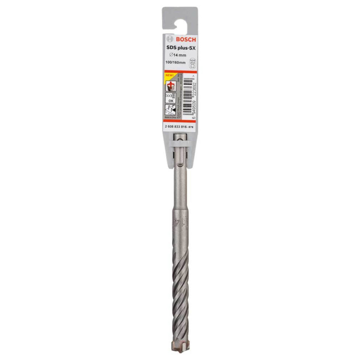 BOSCH SDS PLUS-5X BIT 14X100X160