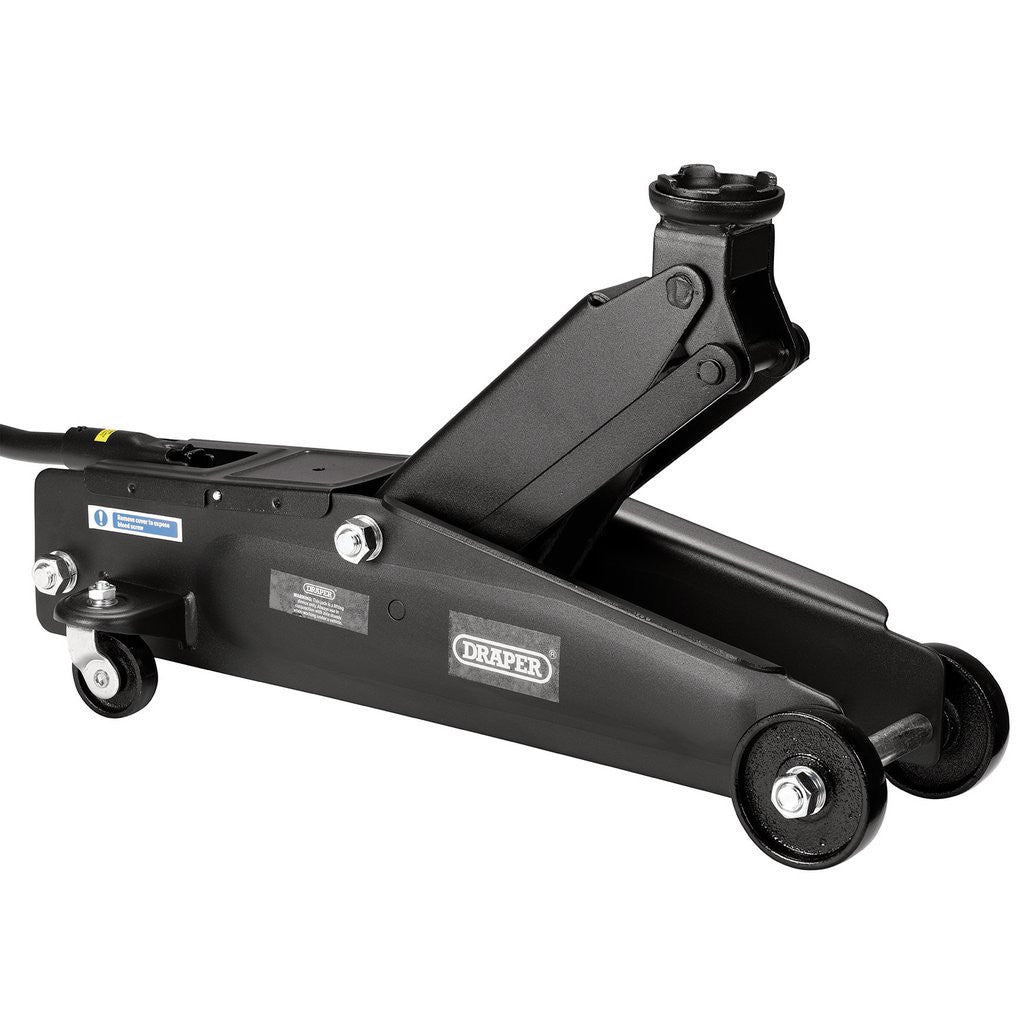 DRAPER TROLLEY JACK, 3 TONNE, BLACK
