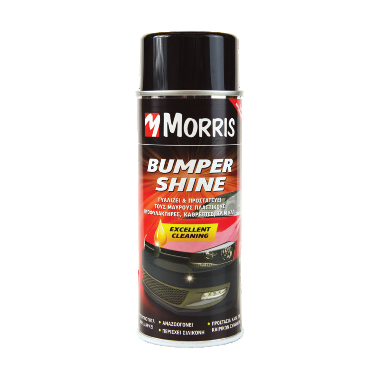 TECHNICAL SPRAY, BUMPERSHINE BLACK, MORRIS 400 ml