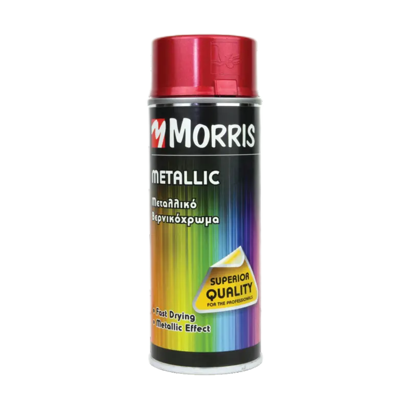 COLOR SPRAY, METALLIC GREEN, MORRIS 400 ML