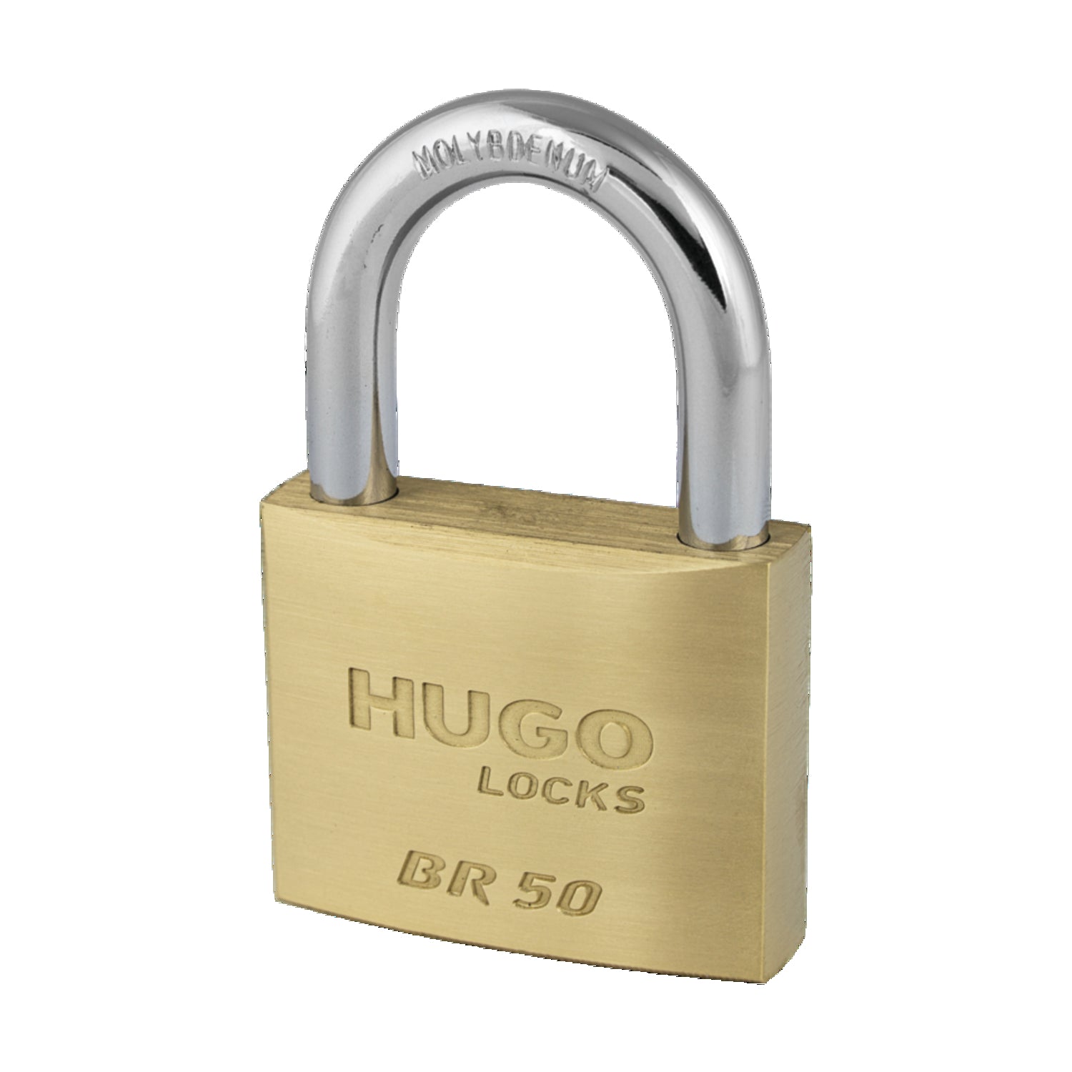 HUGO PADLOCK BRASS KEY ALIKE 2 PCS 3 KEYS BR 50