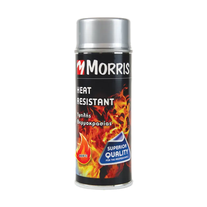 COLOR SPRAY, HEAT RESISTANT LACQUER BROWN, MORRIS 400 ml