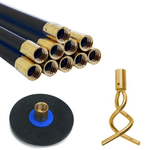 DRAIN MASTER SEWER ROD SET 9PC