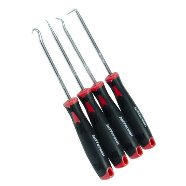 JEFFERSON 4PC MINIATURE PICK & HOOK SET