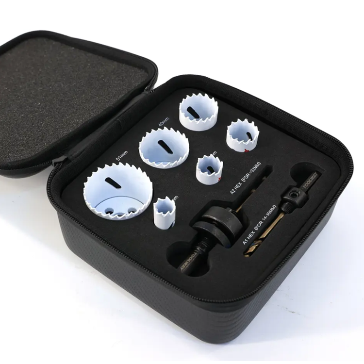 TOOLWAY 8PC COBALT HOLESAW SET