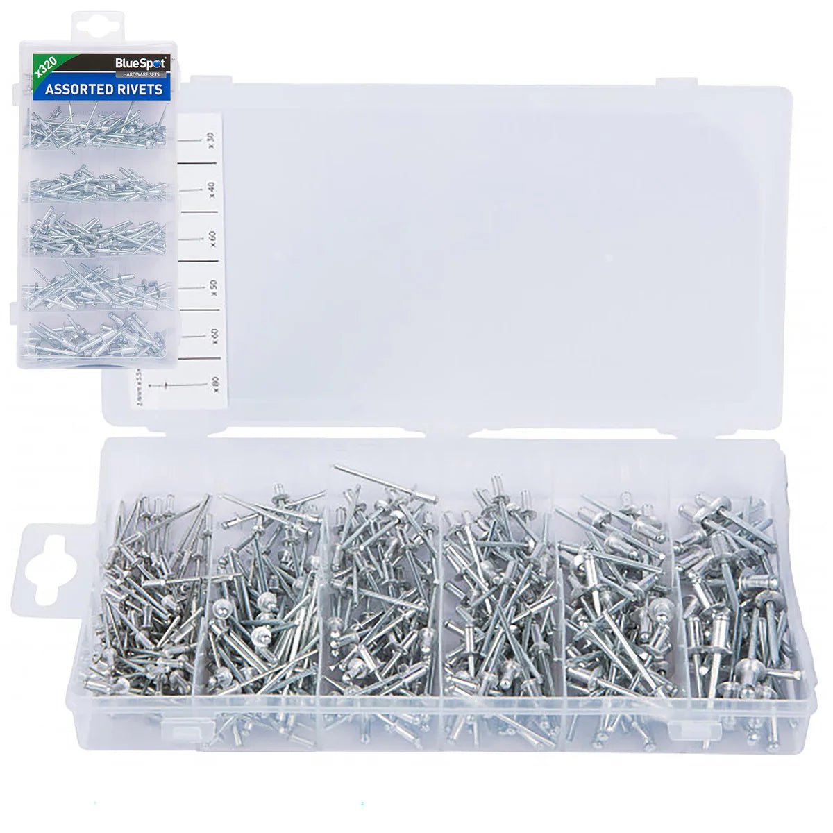 BLUESPOT 320PC RIVET SET