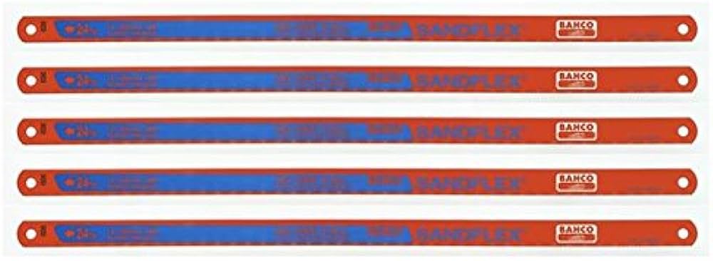 Bahco 3906 Sandflex® Hacksaw Blades 300mm (12in) x 18 TPI (Pack 5)