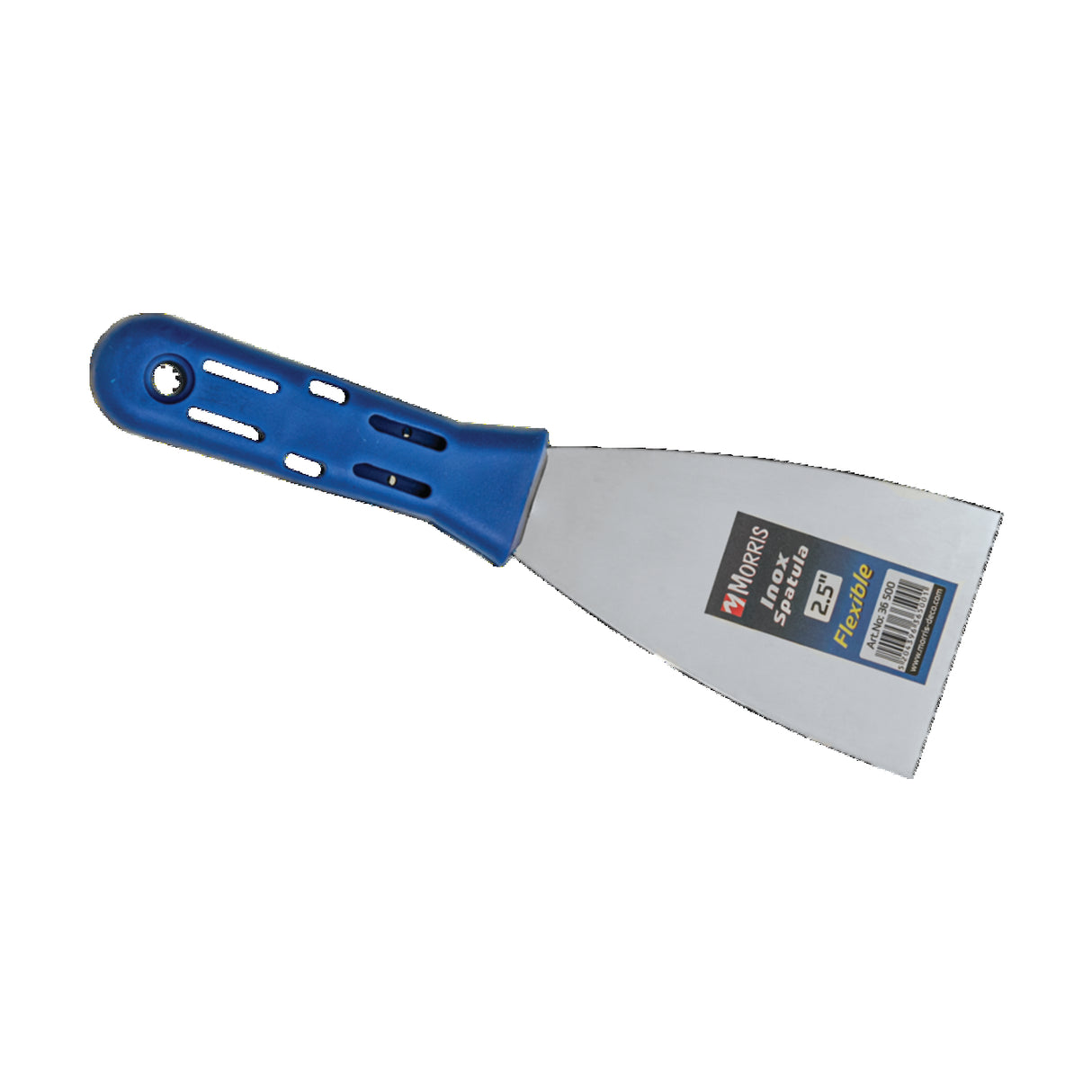 FLEXIBLE WALL INOX SCRAPER PLASTIC HANDLE MORRIS 1.0'' (25MM)