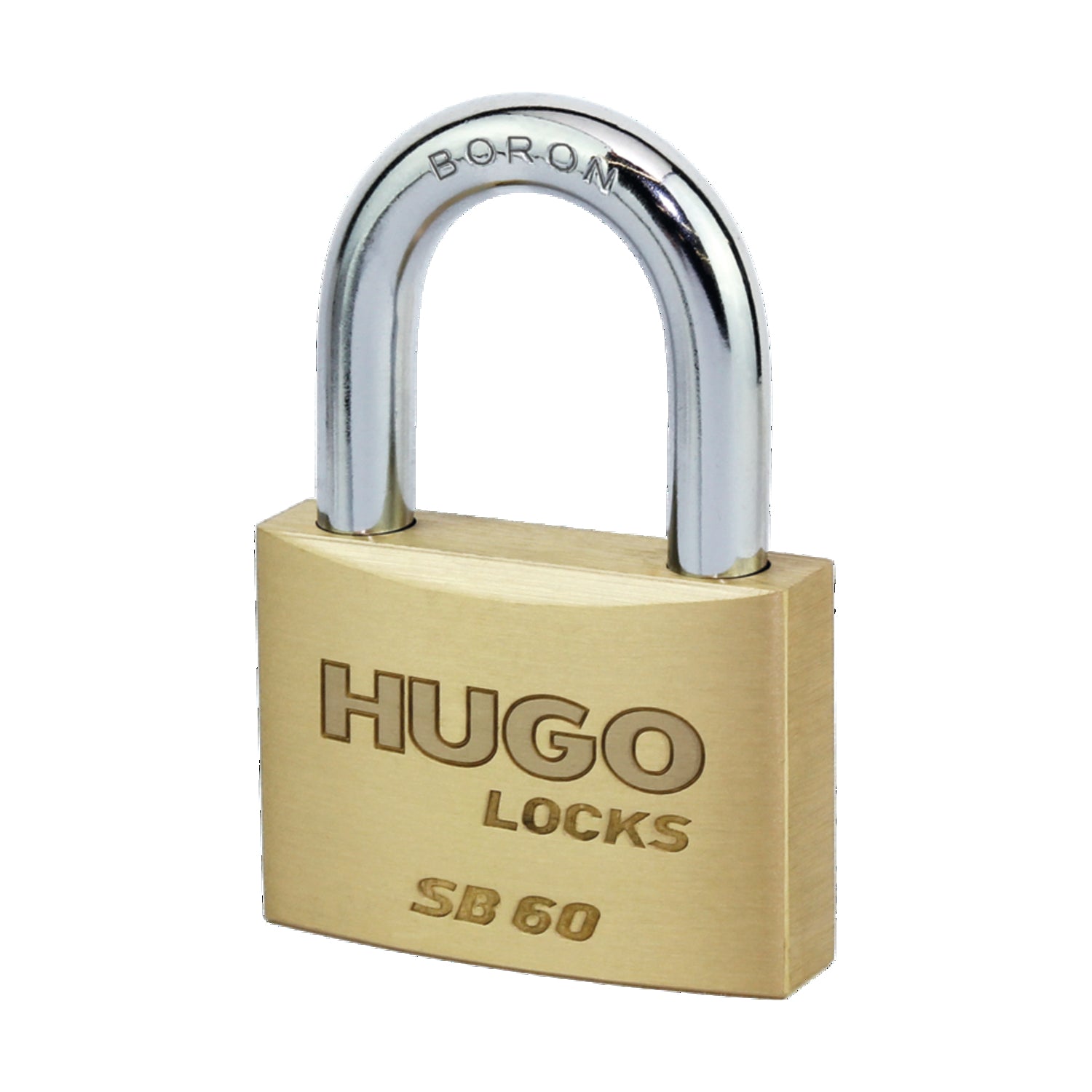 HUGO BRASS PADLOCK SB30 2 KEYS BLISTER