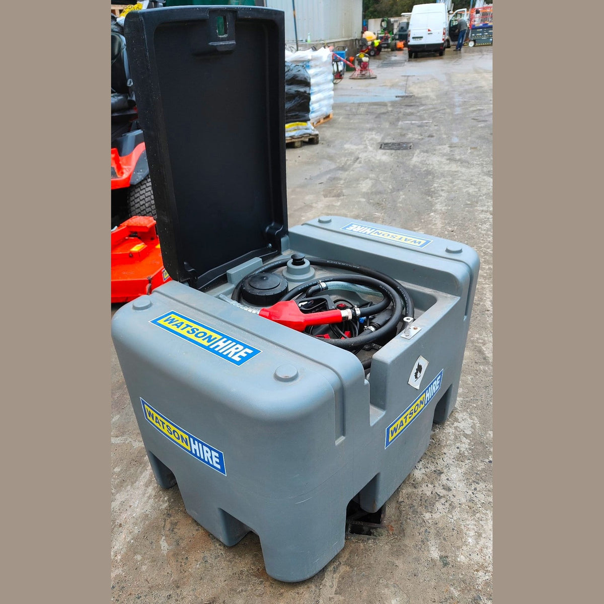 EX HIRE 12V PORTABLE DIESEL TANK