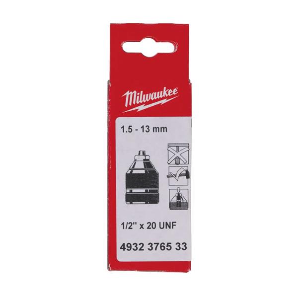 MILWAUKEE KEYLESS CHUCK 1/2'' THREAD