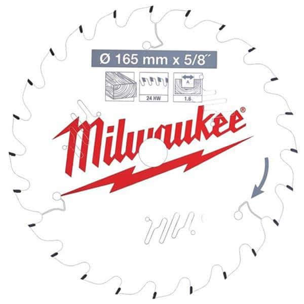 MILWAUKEE 165MM X 5/8 X 40T TCT BLADE