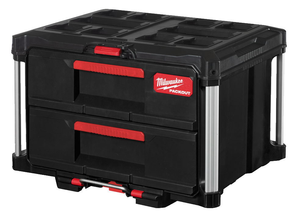 MILWAUKEE PACKOUT 2 DRAWER TOOL BOX
