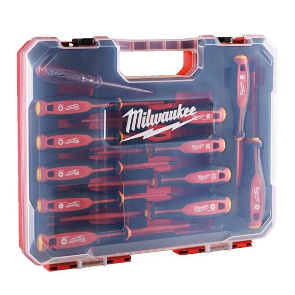 MILWAUKEE TRI-LOBE VDE SCREWDRIVER SET 12PC