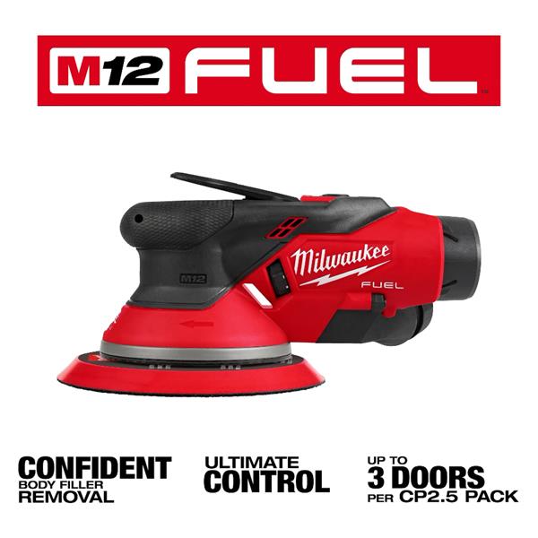 MILWAUKEE M12FROS5-0 150MM RANDOM ORBITAL SANDER