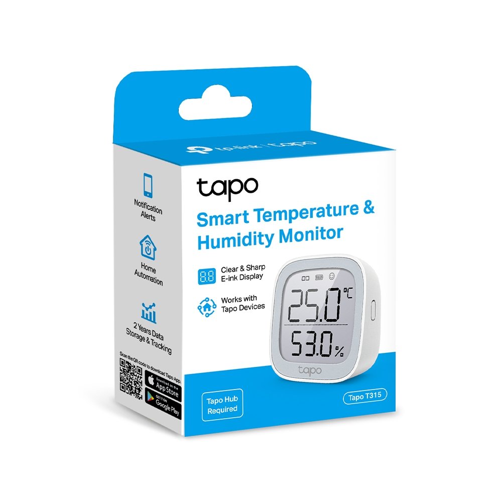 TP LINK TAPO SMART TEMPERATURE AND HUMIDITY MONITOR