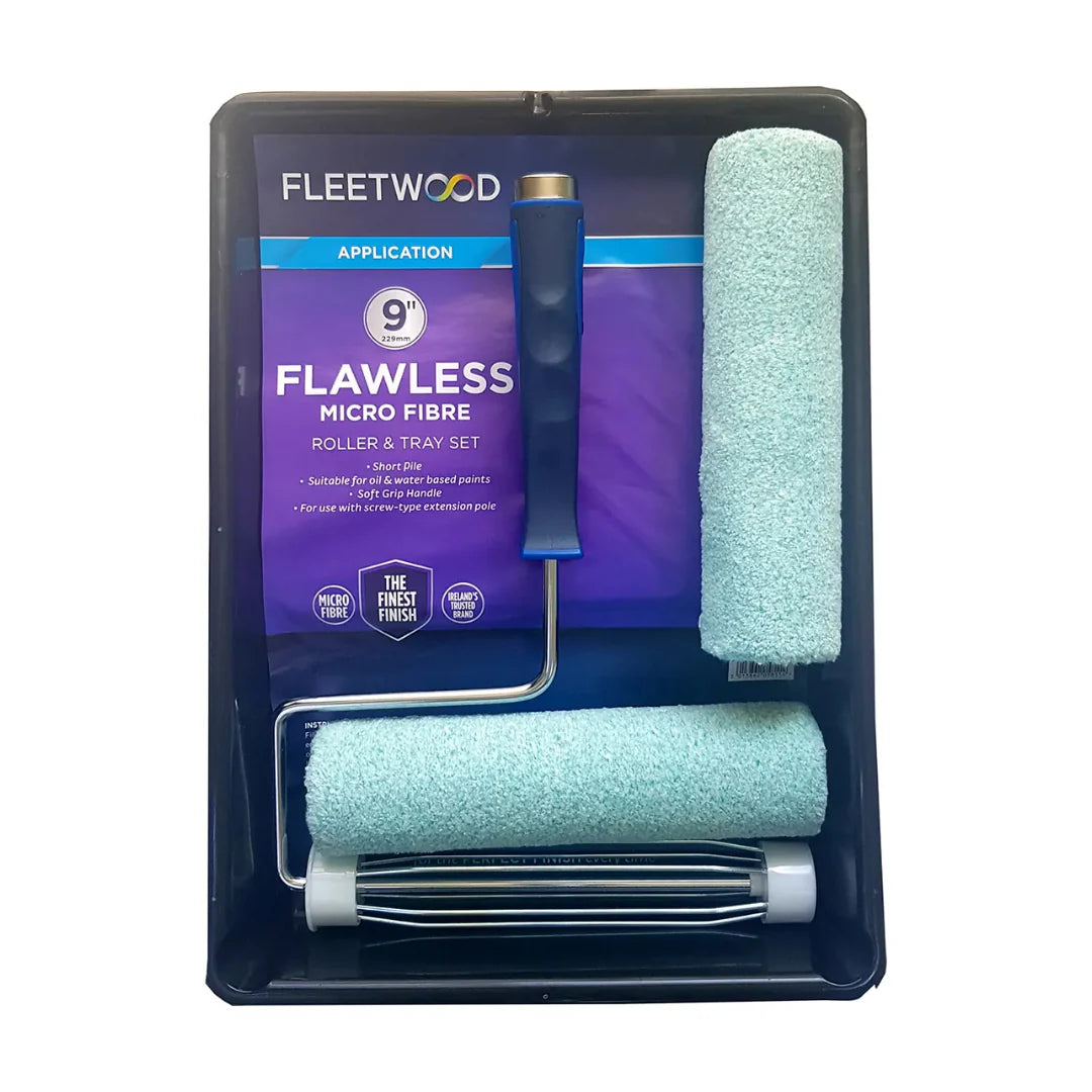 FLEETWOOD 9" FLAWLESS MICRO FIBRE ROLL+TRAY SET