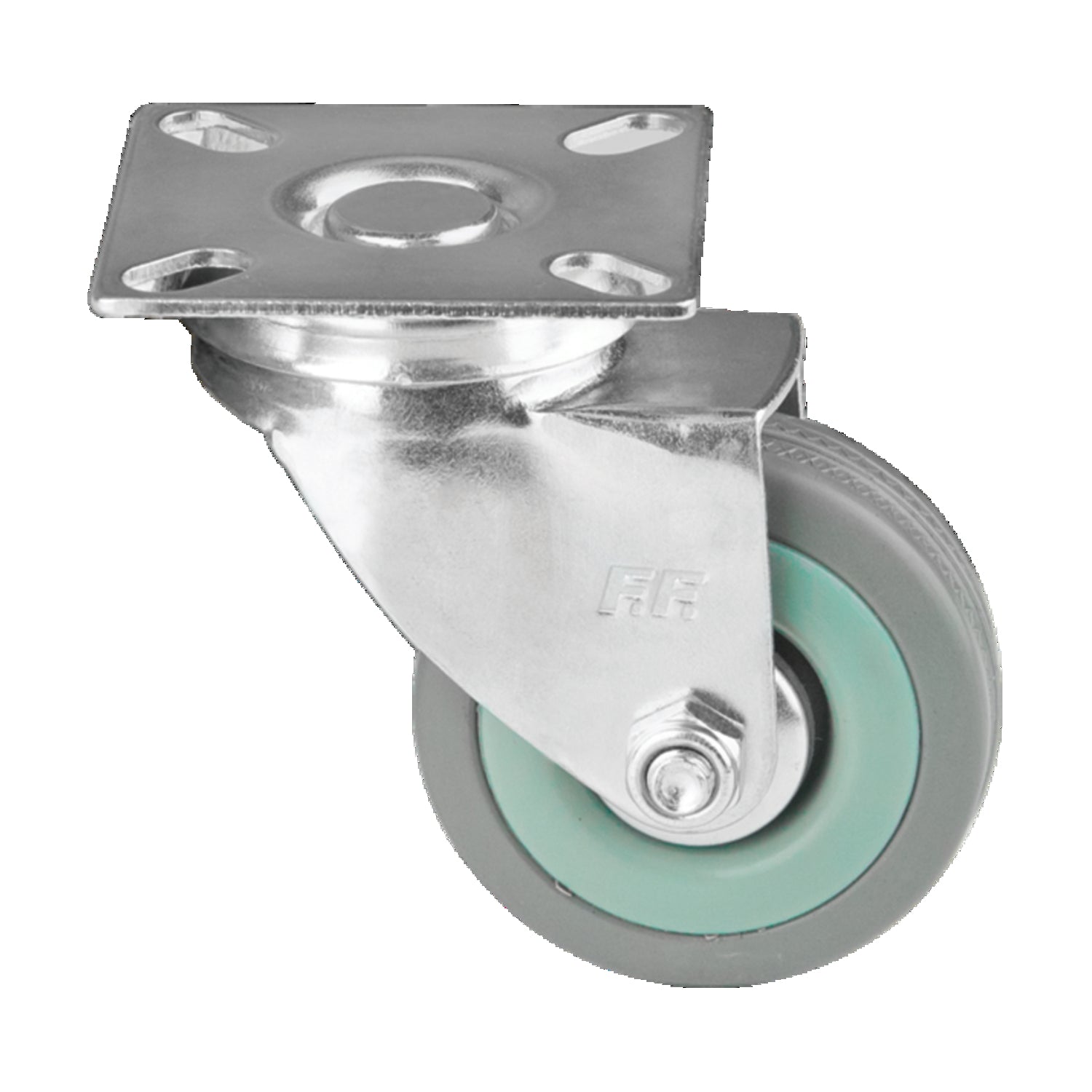 FF GROUP GREY CASTER SWIVEL 50MM