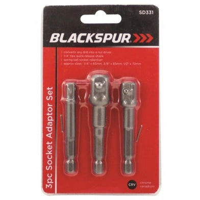 3PC SOCKET ADAPTOR SET